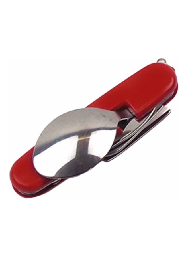 Generic Outdoor Stainless Steel Folding Cutlery Set 10 X 2 X 3cm - Image 3