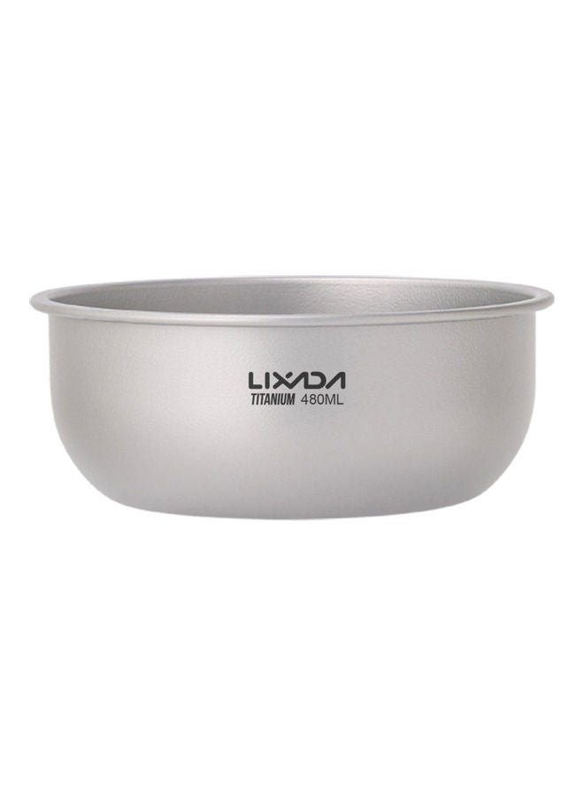 LIXADA Bowl Silver 13.20 x 7.80 x 13.20cm - Image 1