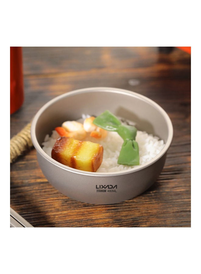 LIXADA Bowl Silver 13.20 x 7.80 x 13.20cm - Image 2