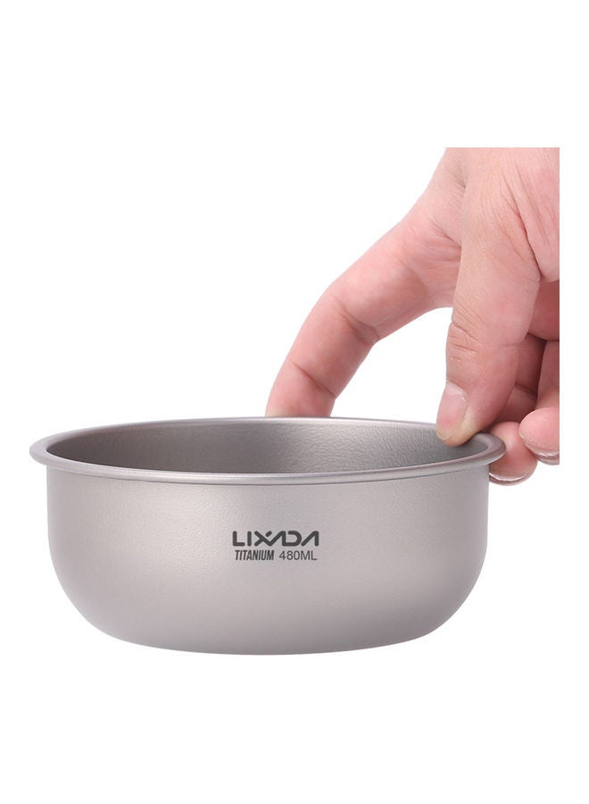 LIXADA Bowl Silver 13.20 x 7.80 x 13.20cm - Image 3