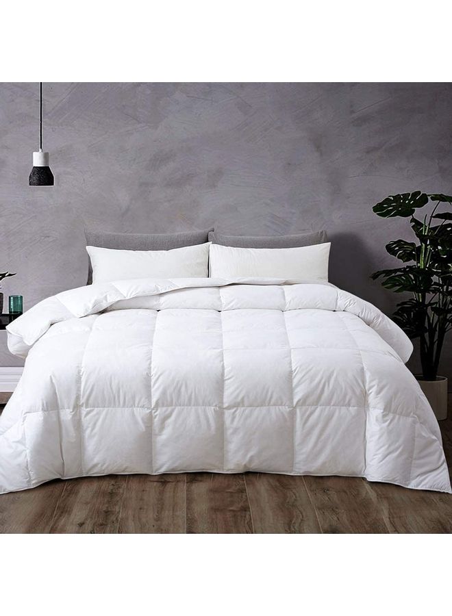 Sleep night Super Soft Filling Duvet Cover Cotton White 240 x 260cm - Image 2