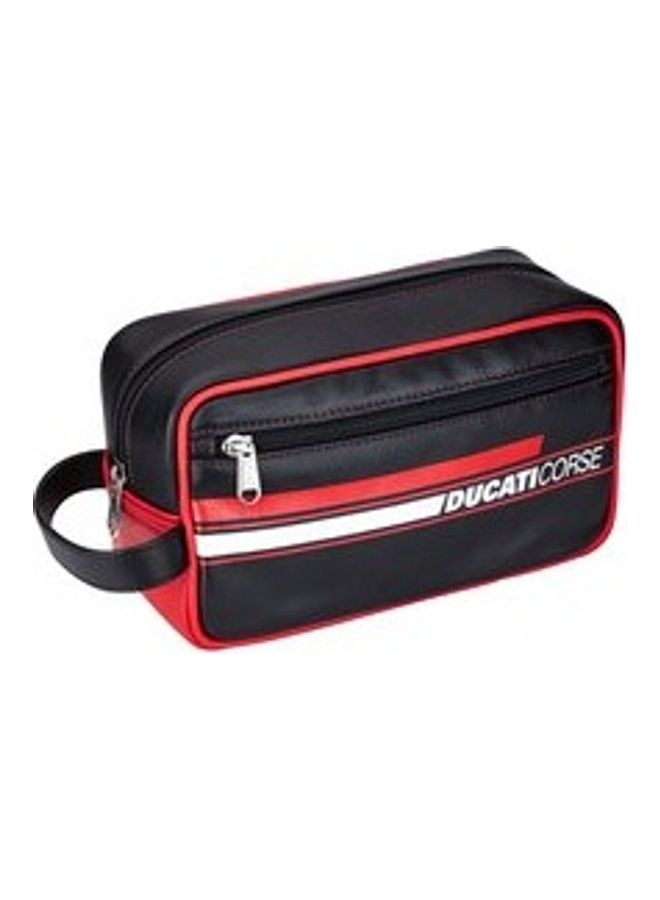 دوكاتي كورس حقيبة غسيل كاجوال إسينشال. أسود/ أحمر/ أبيض - Image 3