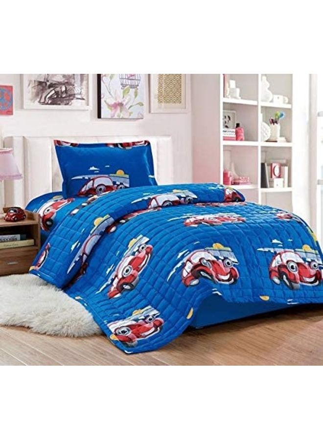 Sleep night - 3 Pieces Kids Compressed Comforter Set Single Size Polyester Multicolour 150x200cm - Image 1