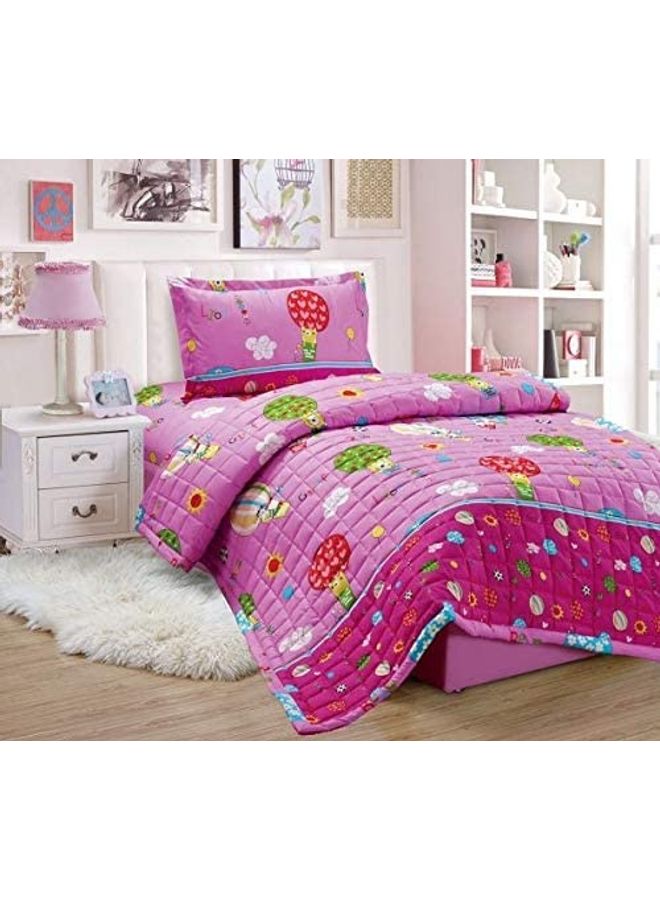 طقم لحاف مضغوط للأطفال مكون من 3 قطع بوليستر متعدد الألوان 150x200سم