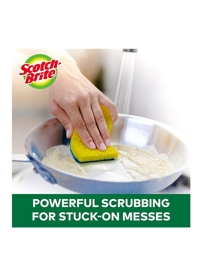 سكوتش برايت إسفنجة تنظيف شديدة التحمل أخضر - Image 3