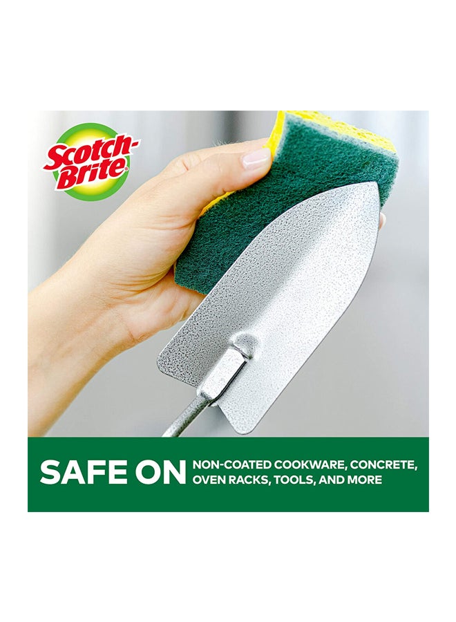 سكوتش برايت إسفنجة تنظيف شديدة التحمل أخضر - Image 4