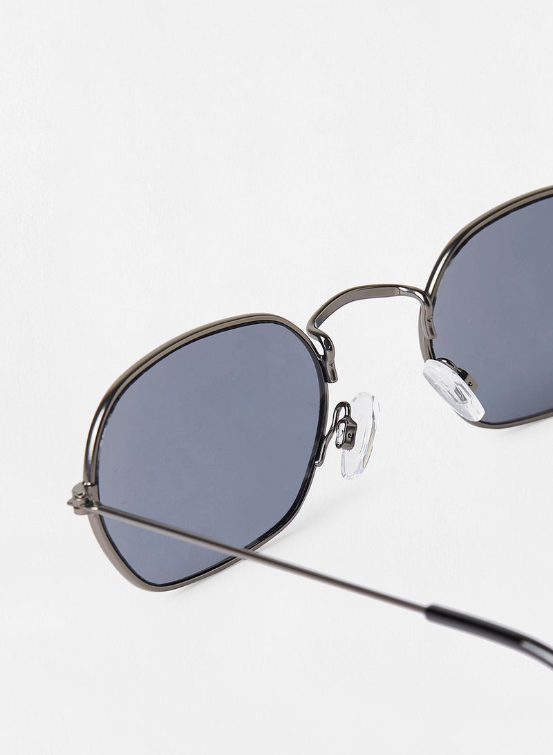 STYLEYEZ - Fashion Hexagon Sunglasses EE9M371-2 - Image 1