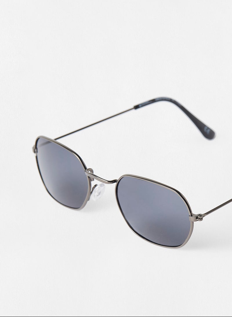 STYLEYEZ - Fashion Hexagon Sunglasses EE9M371-2 - Image 1