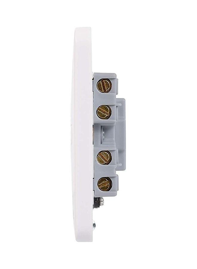 Schneider Electric - Lisse Moulded Unswitched Single Fused Connection Unit, 13A White - Image 1