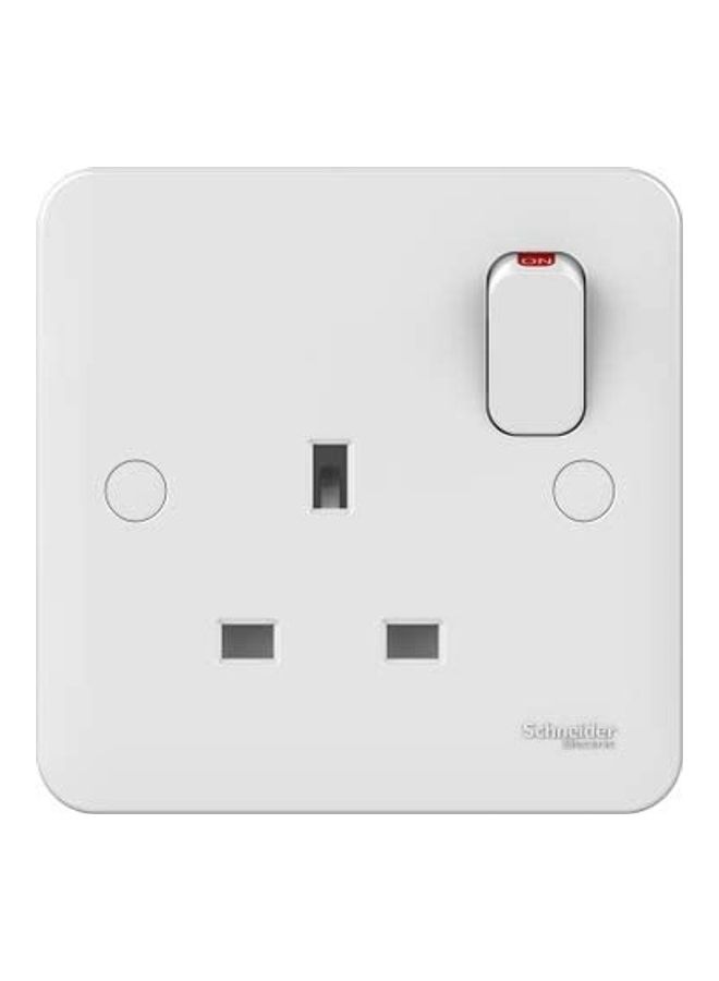 Lisse Uk Standard Switch Socket, 1 Gang 13A White - v1625201938/N48694200A_1