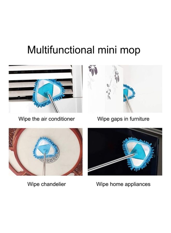 Sunshine Household Floor Cleaning Microfiber Mop Blue/Silver - Image 2