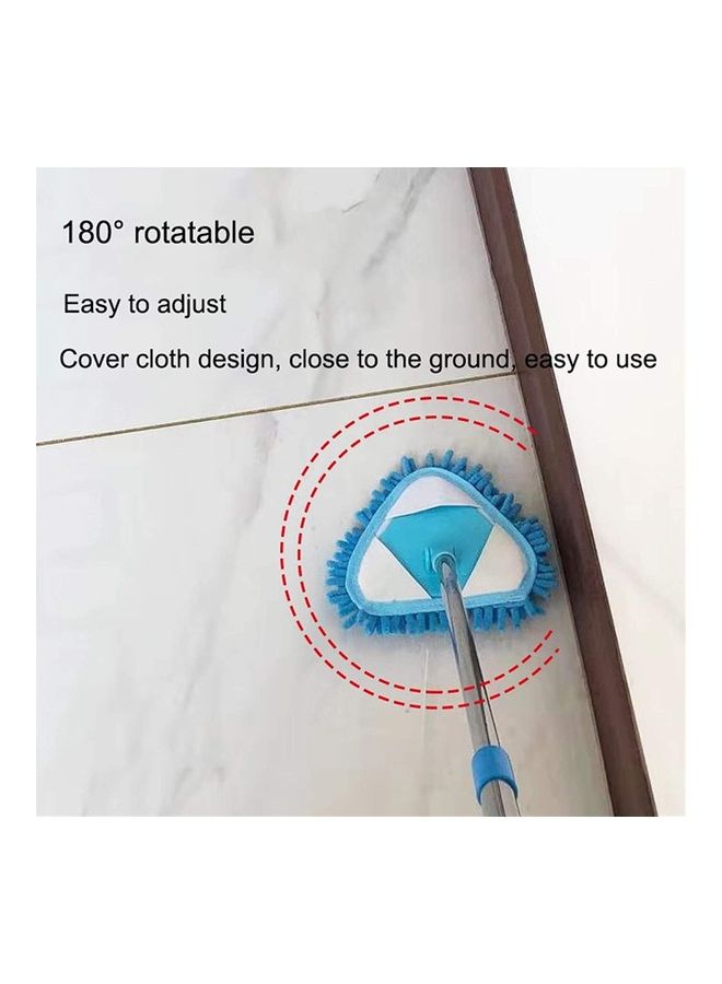Sunshine Household Floor Cleaning Microfiber Mop Blue/Silver - Image 3