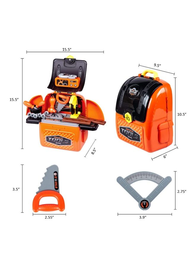 XIONG CHENG - 2-In-1 Deluxe Tools Set with Box for Kids - Image 1