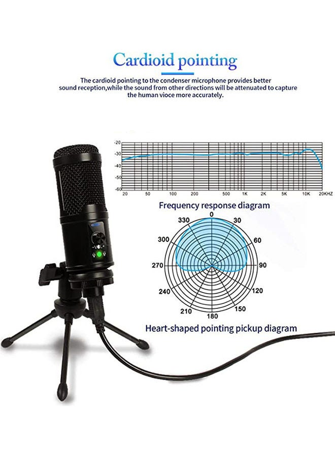 Arabest Desktop PC Gaming USB Condenser Microphone Set - Image 4