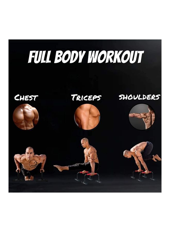 Max Strength 2-Piece Push-Up and Dip Bar Set - Image 4