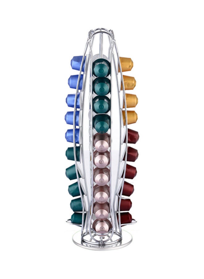 حامل كبسولات القهوة فضي - Image 1