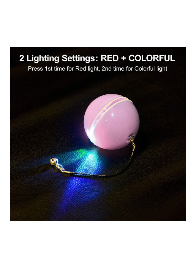 Alfa.life Interactive Cat Toys Ball With LED Light Pink - Image 2