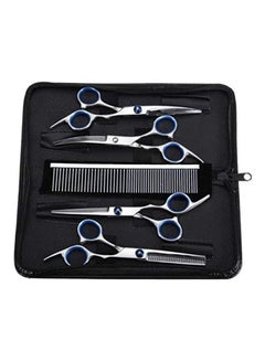 4-Piece Scissors Set with Comb and Box for Pet Silver - v1625213282/N48695572A_1