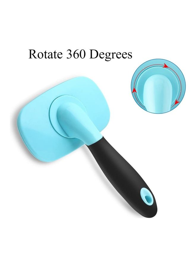 XiuWoo Slicker Pet Grooming Brush Blue/Black - Image 3