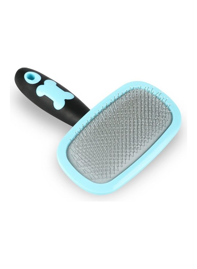 XiuWoo Slicker Pet Grooming Brush Blue/Black - Image 1