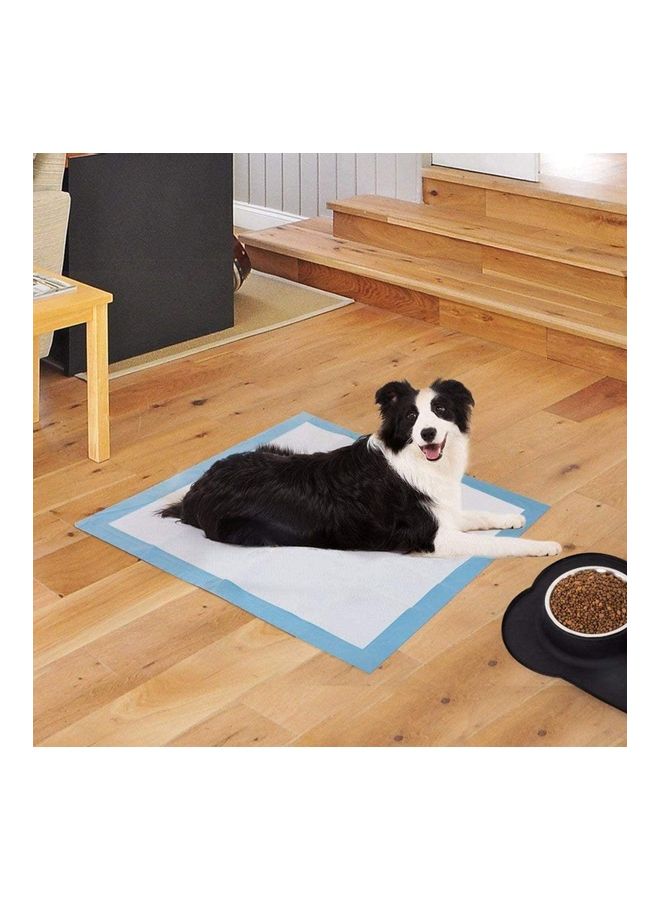 XiuWoo 50-Piece Pet Pee Disposable Training Pad Blue/White - Image 5