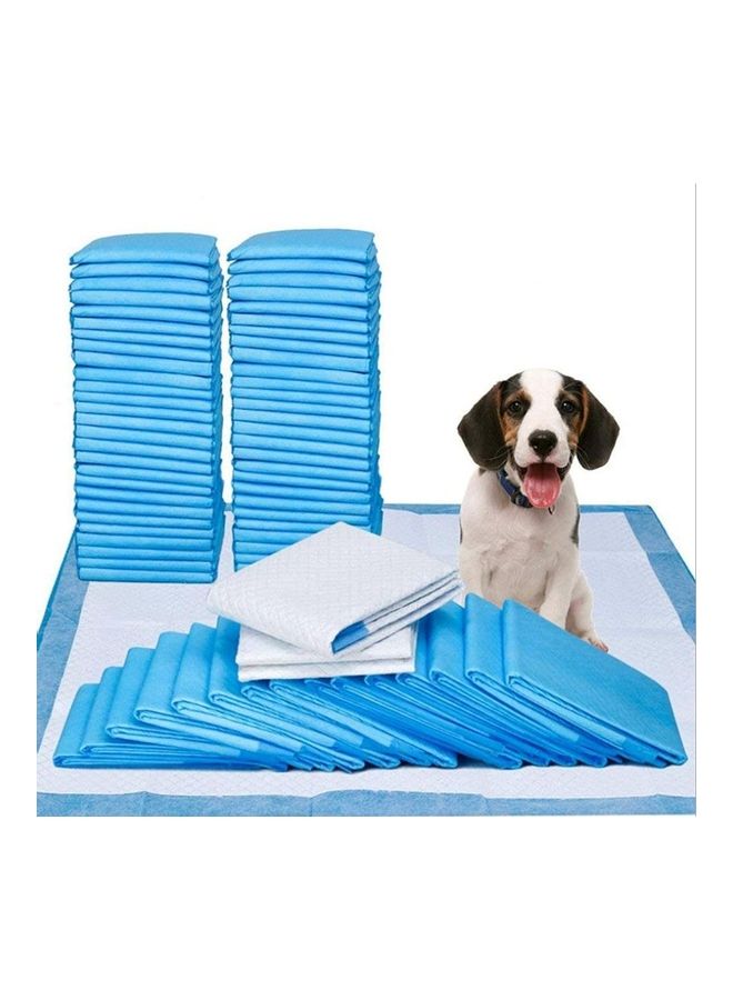 XiuWoo 50-Piece Pet Pee Disposable Training Pad Blue/White - Image 1