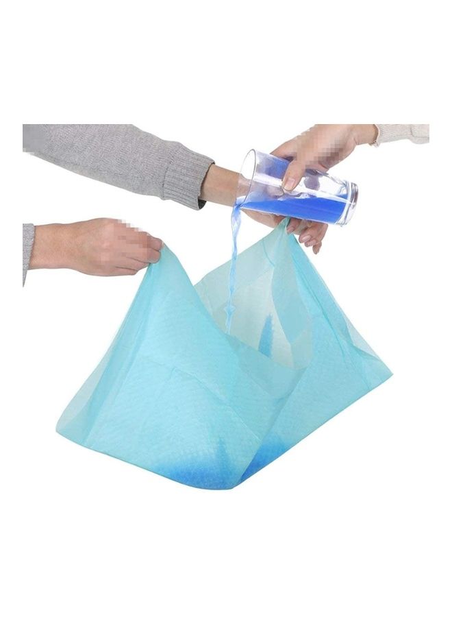 XiuWoo 40-Piece Pet Pee Disposable Training Pad Blue/White - Image 3