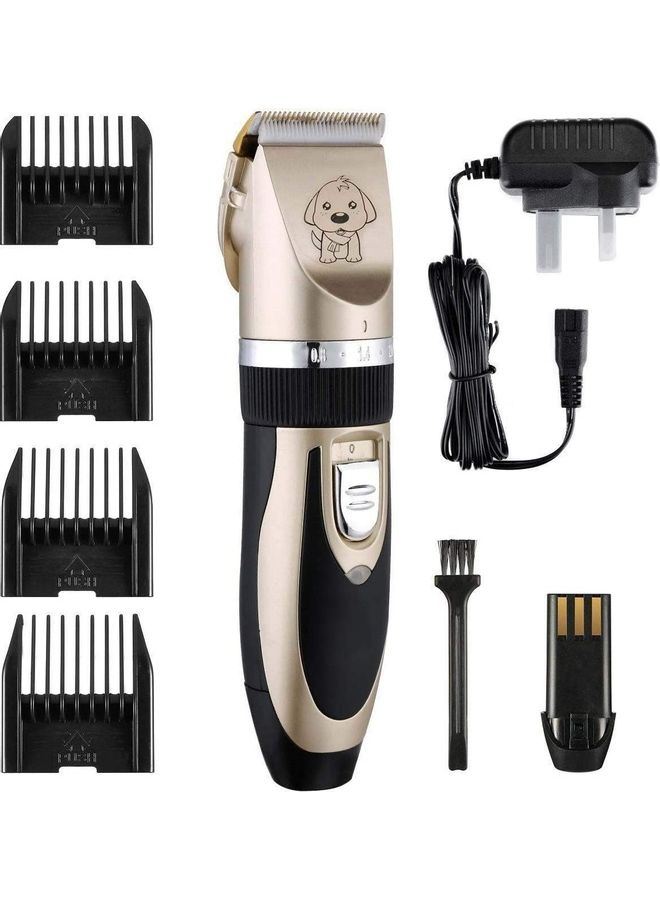 Professional Low Noise Cordless Dog Grooming Kit Multicolour