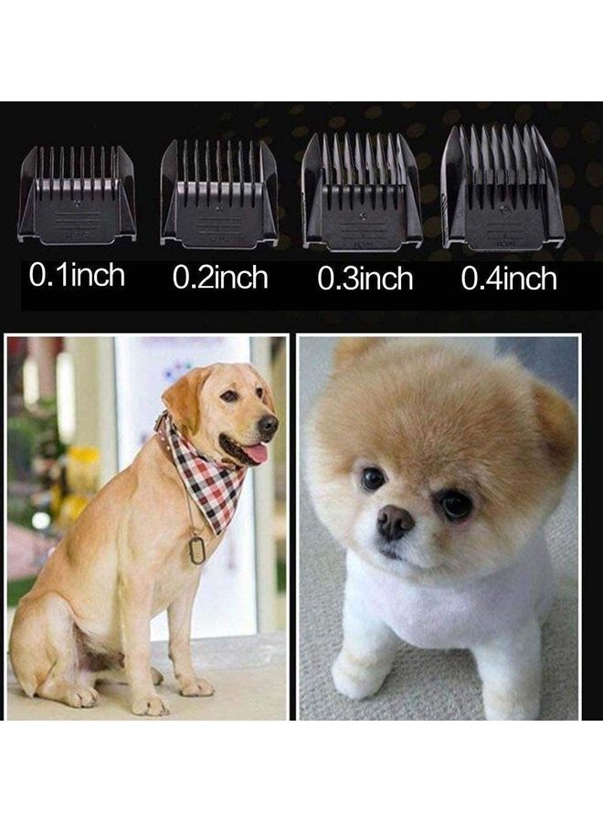 Professional Low Noise Cordless Dog Grooming Kit Multicolour