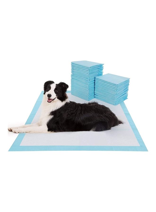 XiuWoo 50-Piece Pet Pee Disposable Training Pad Blue/White - Image 1