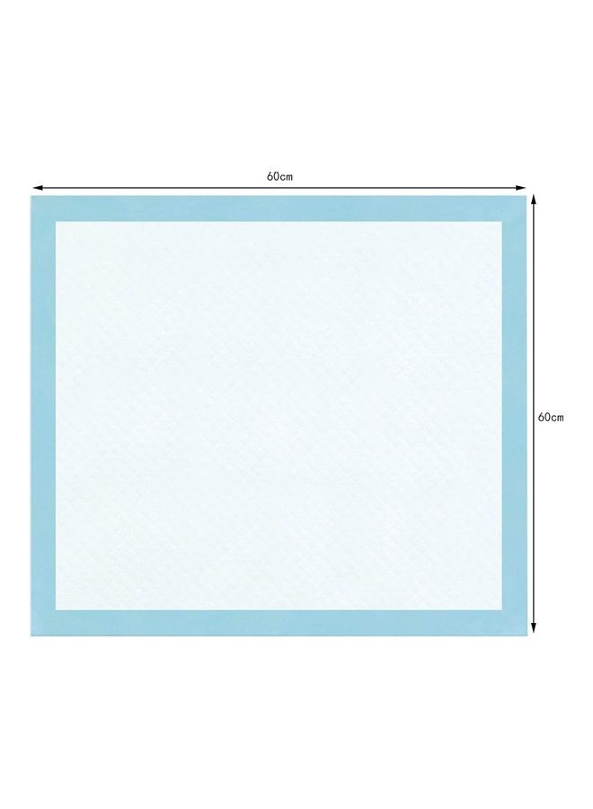 XiuWoo 50-Piece Pet Pee Disposable Training Pad Blue/White - Image 5