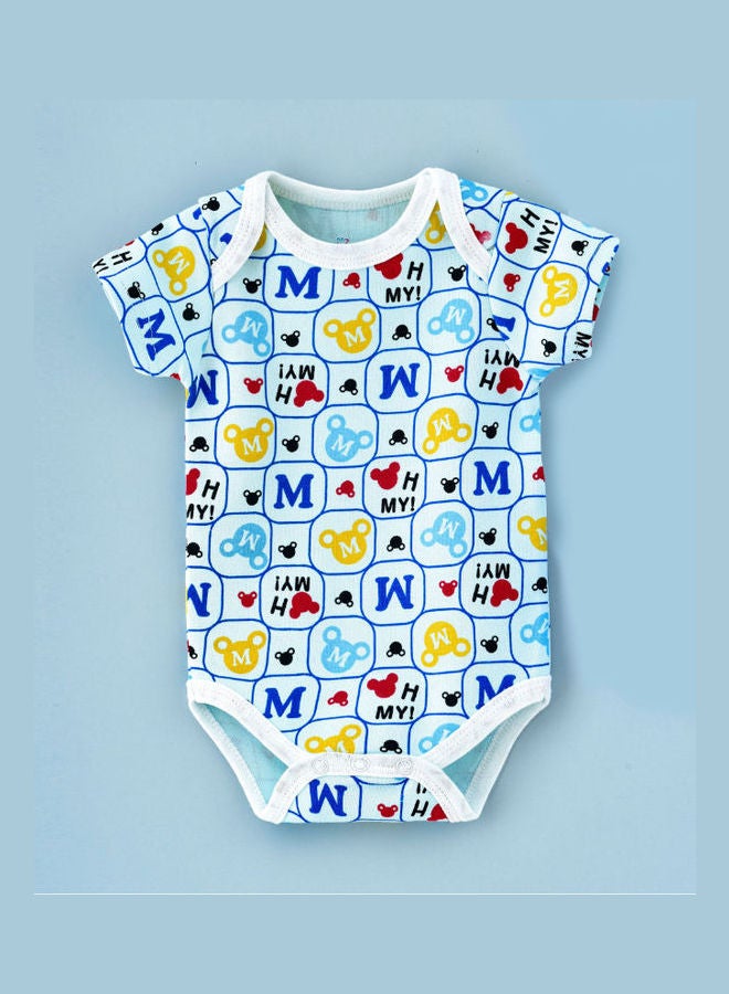 babyqlo Alphabets Printed Onesie Multicolour  - Image 1