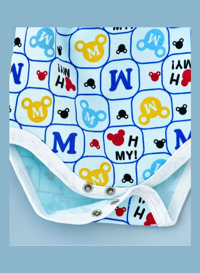 babyqlo Alphabets Printed Onesie Multicolour  - Image 3
