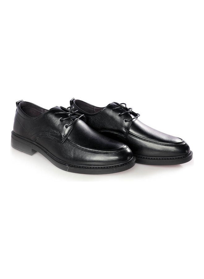 Comfortable Lace-Up Formal Shoes Black - Image 4
