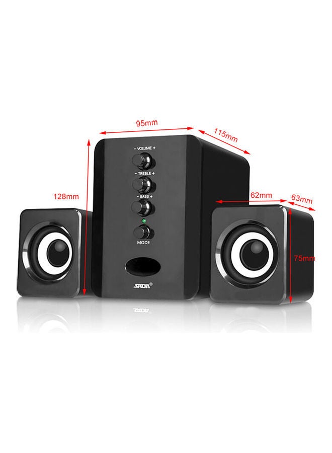 SADA - Computer Speaker V4281_P Black - Image 1