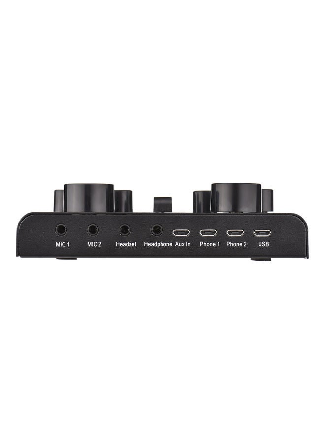 Generic V8 Plus Live Sound Card V9087_P Black  - Image 2