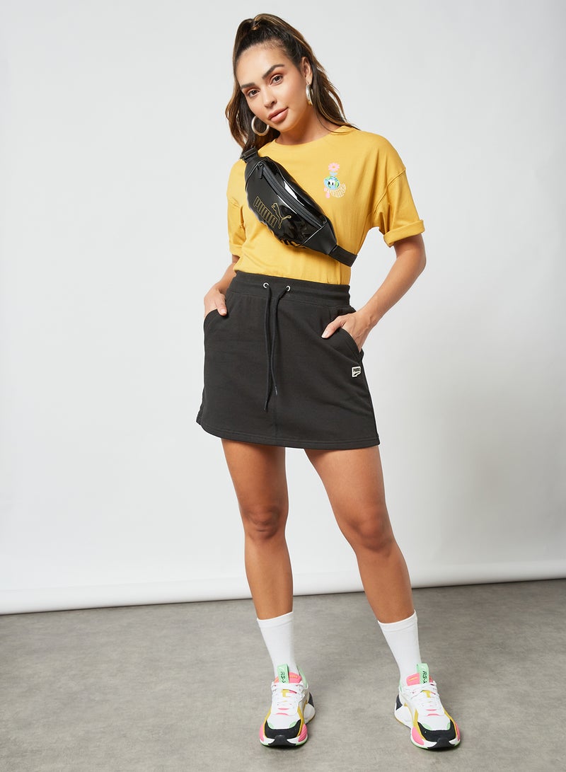 PUMA Downtown Mini Skirt Black  - Image 2