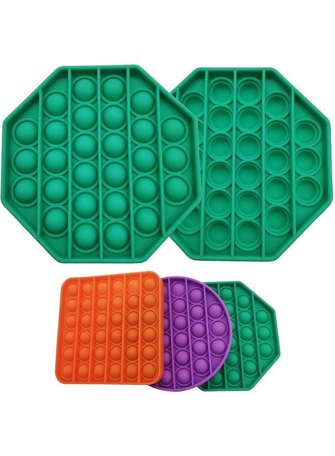 شو وو لعبة فيدجيت حسّيّة لفرقعة الفقاعات بضغط الأصابع من 3 قطع - Image 2