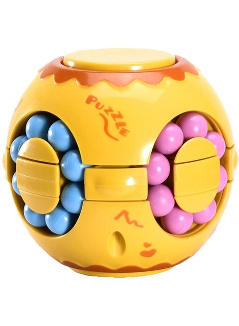 2 In1 Rotating Fidget Spinner Magic Bean Infinity Cube Stress Relief Ball