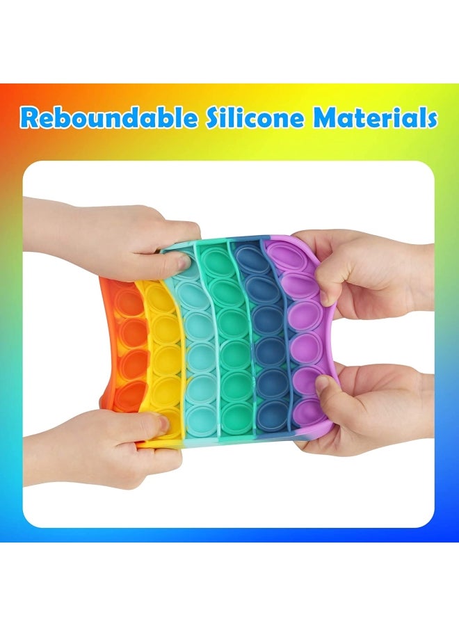 شو وو لعبة فيدجت حسية بالضغط على الفقاعات للتخلص من التوتر من قطعتين - Image 2