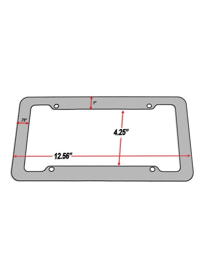 Generic - Auto License Plate Number Car Shield Kit with Screws - Image 1