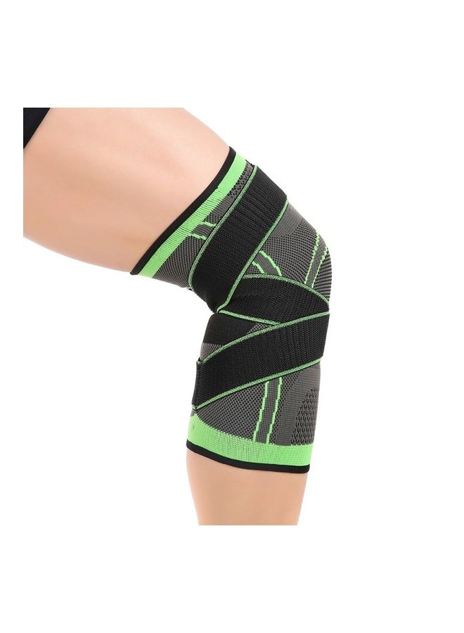 طقم وسادات نايلون لدعم الركبة مكون من قطعتين XL - Image 1