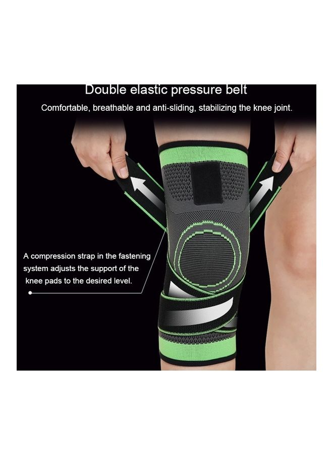 Generic 2-Piece Knee Support Nylon Pads XXL  - Image 5