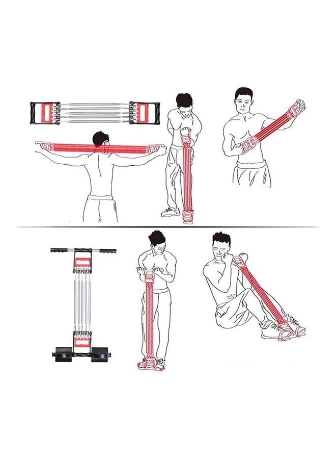 Tummy Trimmer With Hand Gripper And Chest Expander