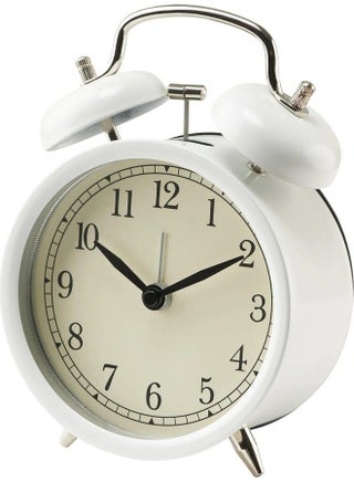 Round Alarm Clock White 14x6x10cm - v1625291436/N48700489A_1