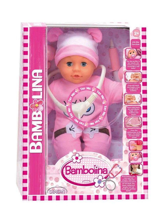 بامبولينا Bambolina 36Cm Doctor Doll Set With Doctor Accessories 36cm 