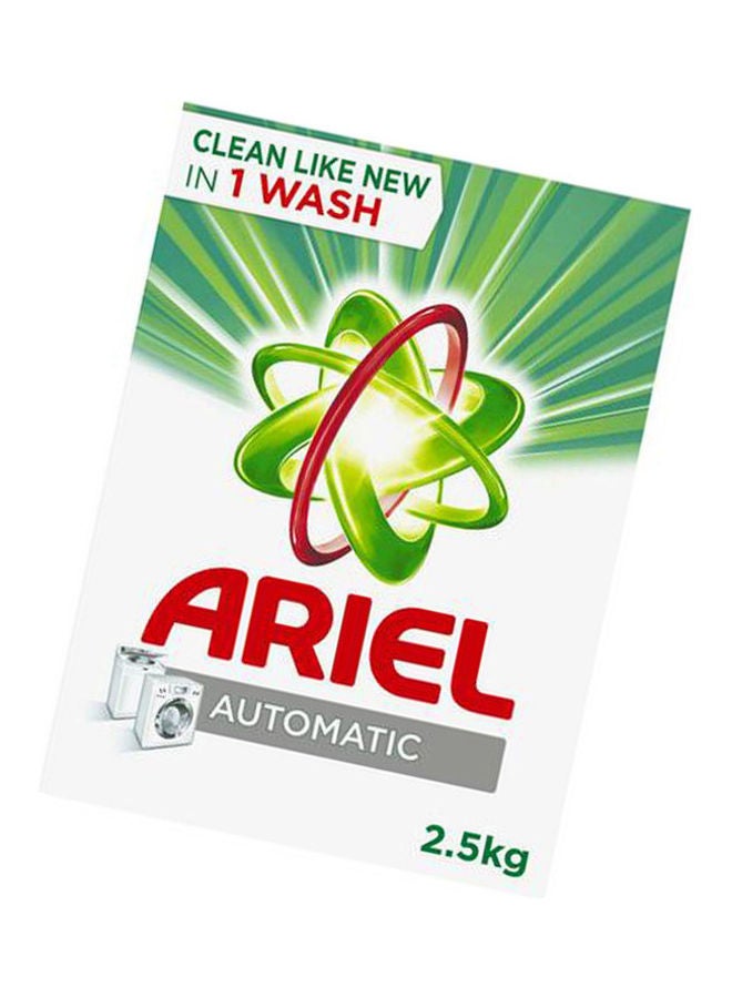 Ariel Automatic Laundry Detergent Powder White/Red/Green 2.5kg  - Image 2