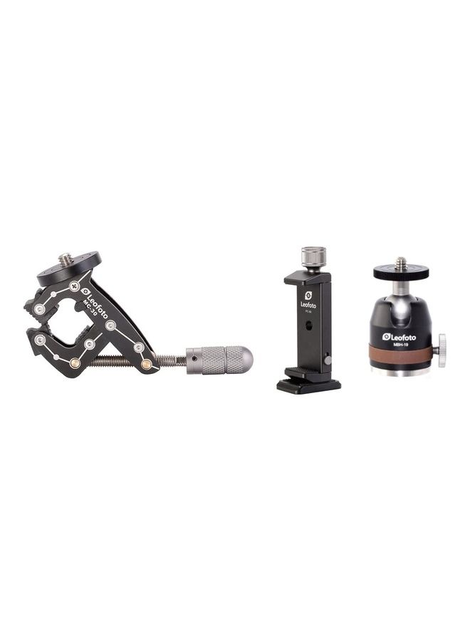 Leofoto Clamp MC-30 Kit Black - Image 1