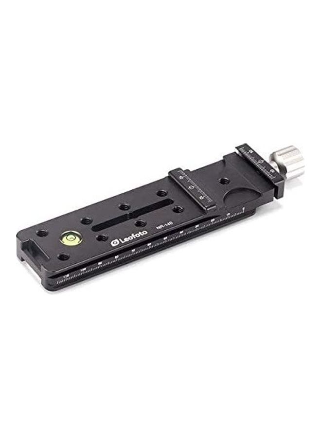 Leofoto Nodal Slide Rail And Clamp With D-Ring Screws Arca & RRS Compatible Black  - Image 1