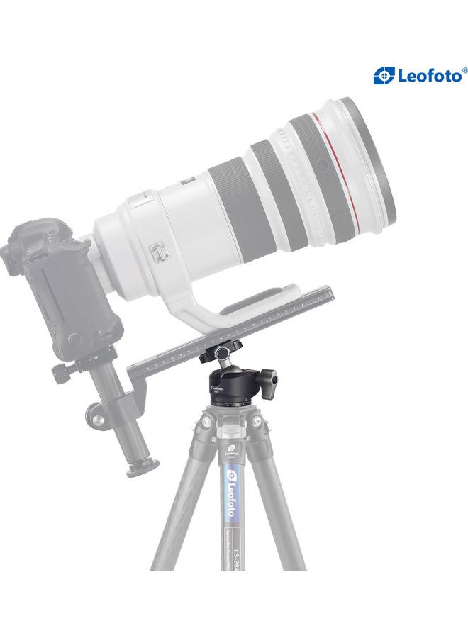 Leofoto Low Profile Ball Head With BPL-50 Plate Black  - Image 3